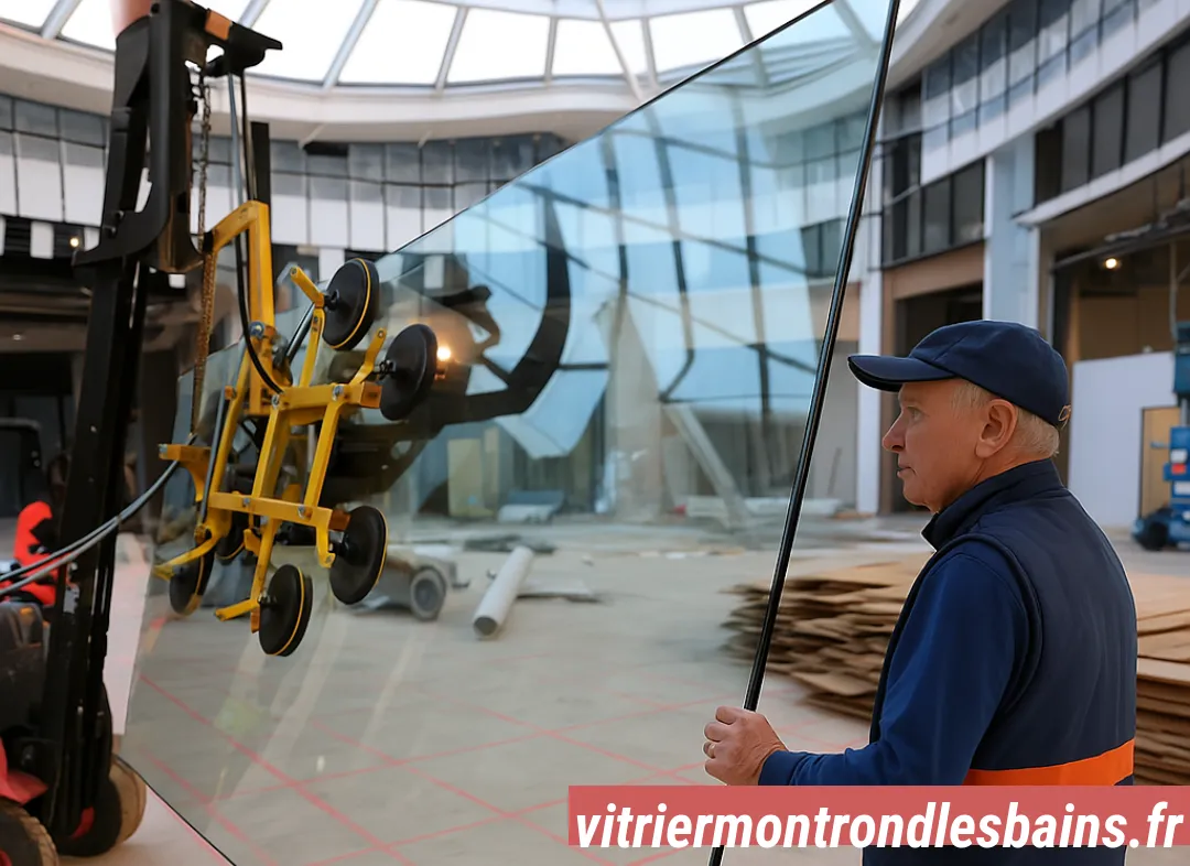 Remplacement de vitrine magasin Montrond-les-Bains